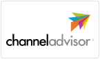 ChannelAdvisor logo on square tile button